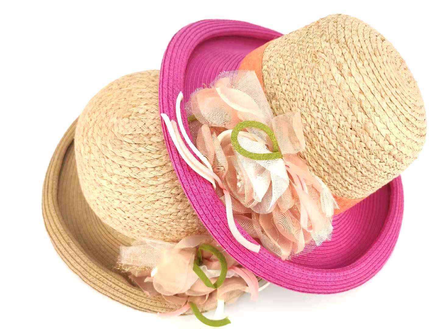 Fashion Natural Raffia Woven Sun Hat Tail Goods Processing Fashion Natural Raffia Woven Sun Hat Tail Goods Processing