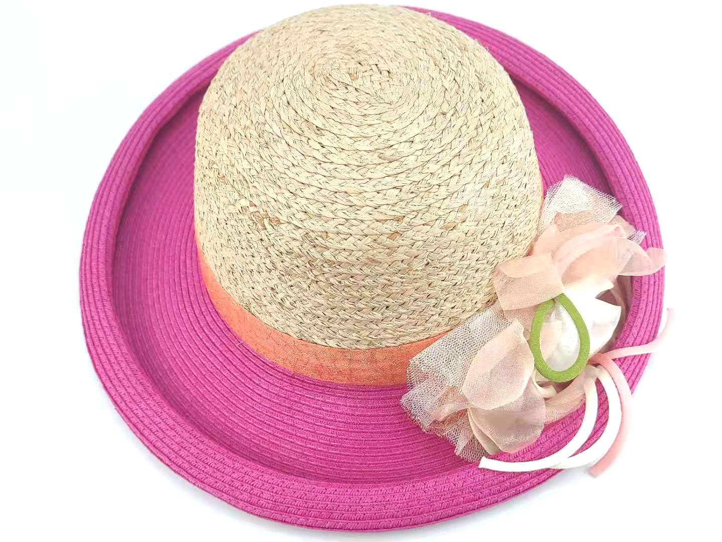 Fashion Natural Raffia Woven Sun Hat Tail Goods Processing Fashion Natural Raffia Woven Sun Hat Tail Goods Processing