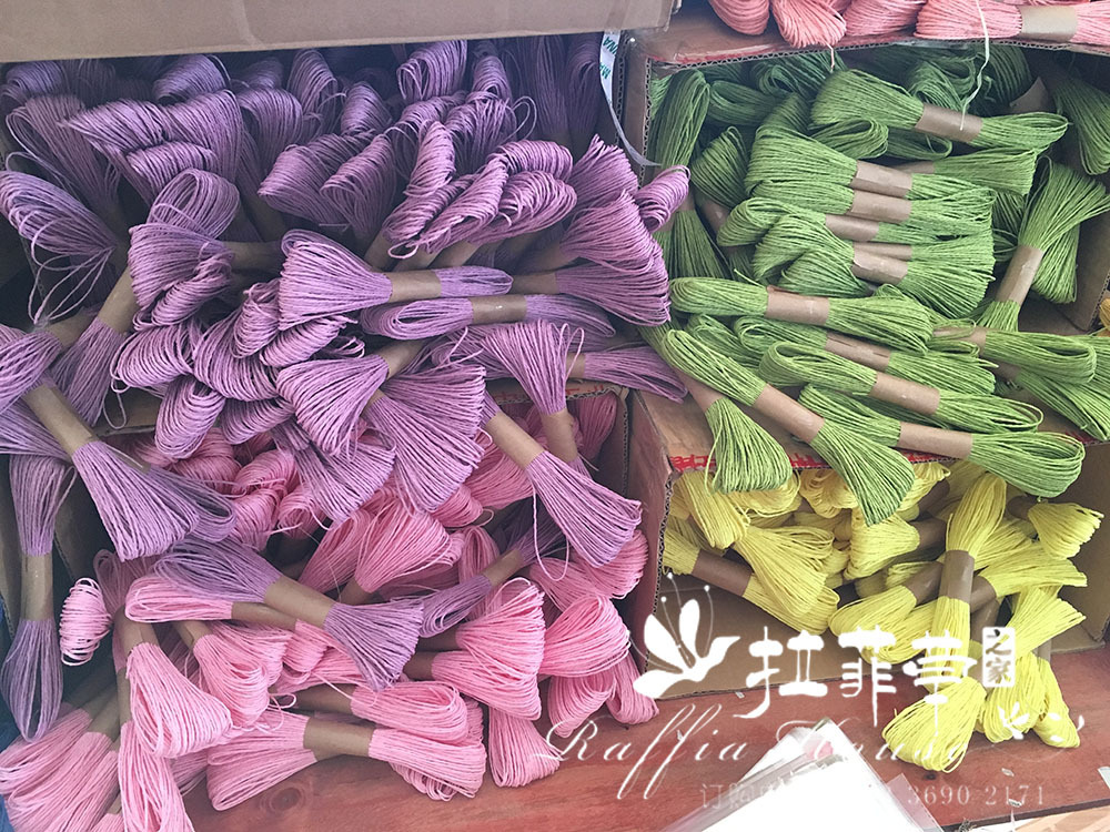 Raffia house double rope kindergarten stickers DIY color gift box packing manual rope rope Raffia house double rope kindergarten stickers DIY color gift box packing manual rope rope