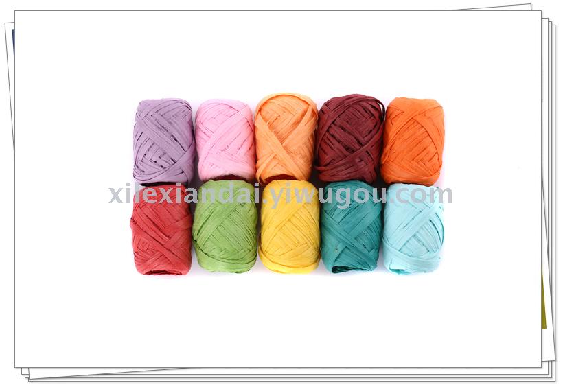 Factory Direct Sales Rugby Raffia DIY Material Bandage Rope Factory Direct Sales Rugby Raffia DIY Material Bandage Rope