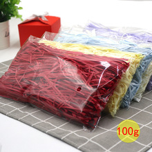 Factory Direct Sales Color Raffia Paper Rope Processing Factory Weaving Environmentally Friendly Green Double Strand Paper Rope