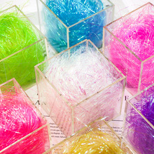 Factory Direct Sales Color Raffia Paper Rope Processing Factory Weaving Environmentally Friendly Green Double Strand Paper Rope
