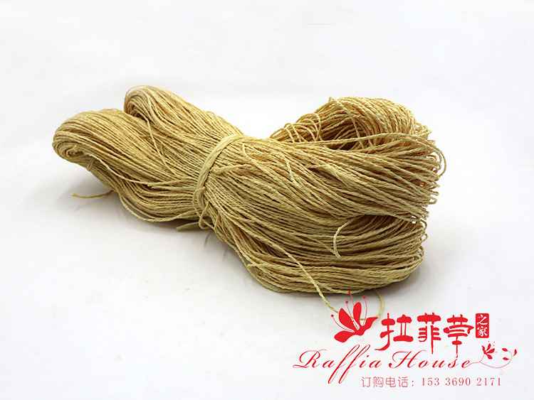 Factory Direct Sales Color Raffia Paper Rope Processing Factory Weaving Environmentally Friendly Green Double Strand Paper Rope