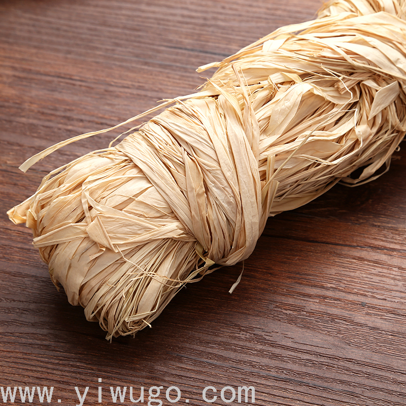 Factory Direct Sales Natural High Quality Raffia Gift Box Filler DIY Handmade Material Jute Rope