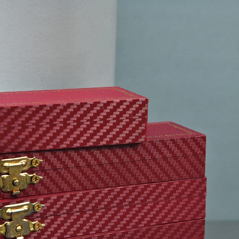 Stock Processing PVC Wooden Box Pendant Necklace Box Jewelry Jewelry Box Bracelet Gift Box Wholesale Stock Processing PVC Wooden Box Pendant Necklace Box Jewelry Jewelry Box Bracelet Gift Box Wholesale