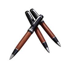 Vintage Rosewood Wood Splicing Ballpoint Pen Suit Wood Splicing Pencil Case Customized Enterprise Logo Creative Craft Gift Wooden Box