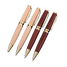Vintage Rosewood Wood Splicing Ballpoint Pen Suit Wood Splicing Pencil Case Customized Enterprise Logo Creative Craft Gift Wooden Box