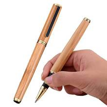 Vintage Rosewood Wood Splicing Ballpoint Pen Suit Wood Splicing Pencil Case Customized Enterprise Logo Creative Craft Gift Wooden Box