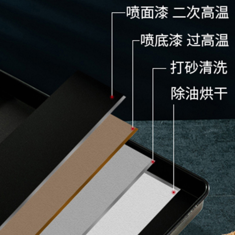 Cake Baking Tray Food Factory Dedicated Non-Stick Rectangular Ovenware Commercial Aluminized Baking Tray Toast Bakeware