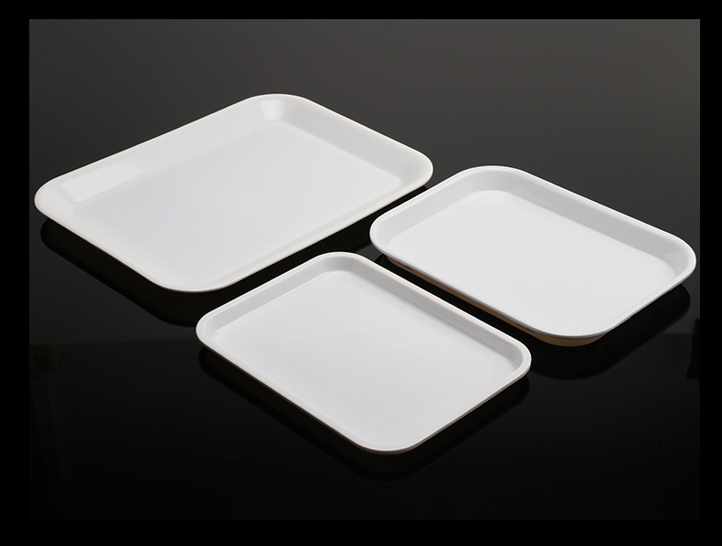 Tray White Plastic Tray Imitation Porcelain Room Rectangular Plate Serving Food Plate Bread Plate Cake Dessert Plate Tray White Plastic Tray Imitation Porcelain Room Rectangular Plate Serving Food Plate Bread Plate Cake Dessert Plate
