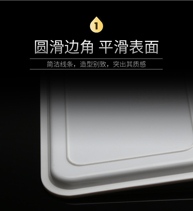 Tray White Plastic Tray Imitation Porcelain Room Rectangular Plate Serving Food Plate Bread Plate Cake Dessert Plate Tray White Plastic Tray Imitation Porcelain Room Rectangular Plate Serving Food Plate Bread Plate Cake Dessert Plate