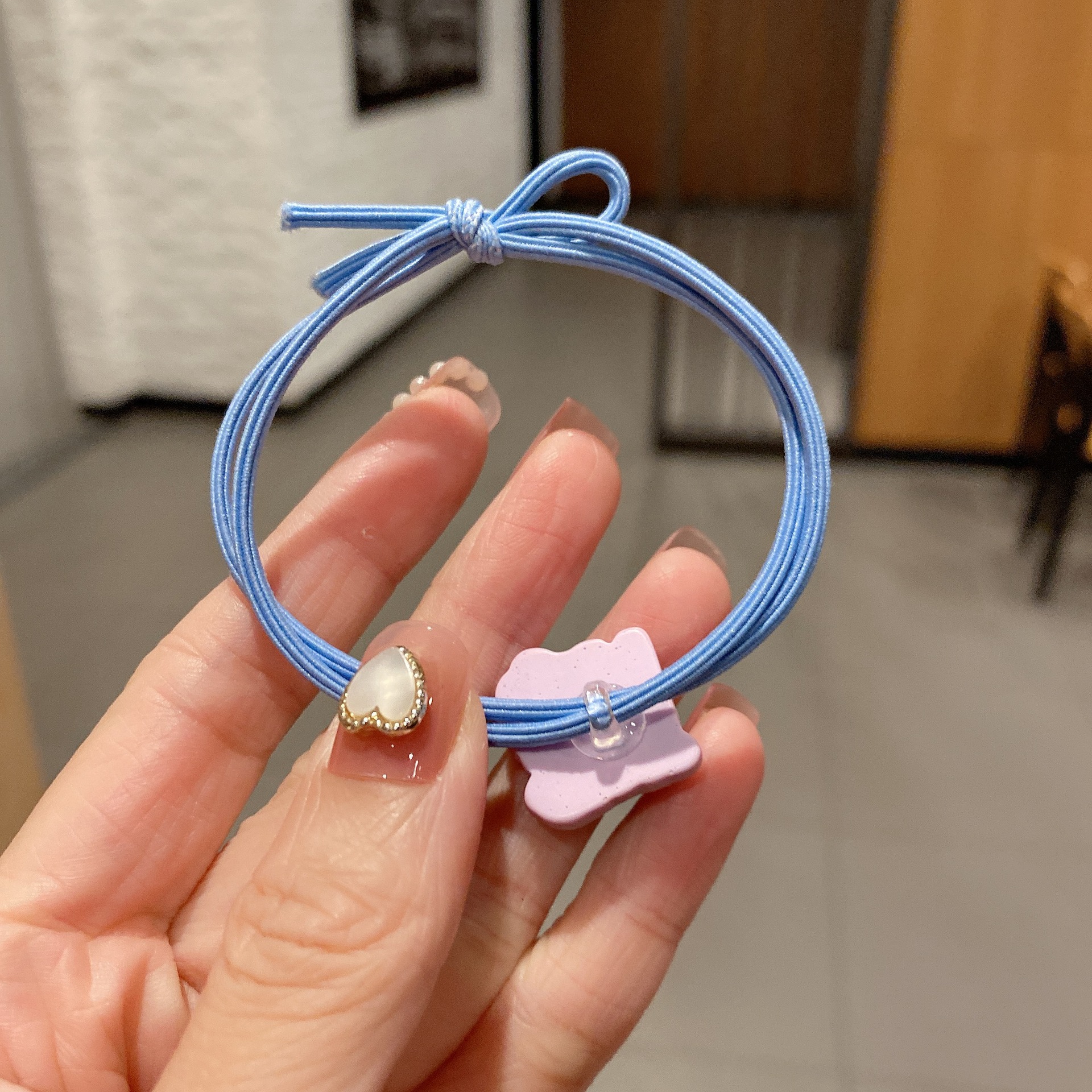 Korean Style Fashion Hair Rope Creative Fruit Element Cute Girl Ponytail Rubber Band Spot High Elastic Hair Accessories Hair Rope