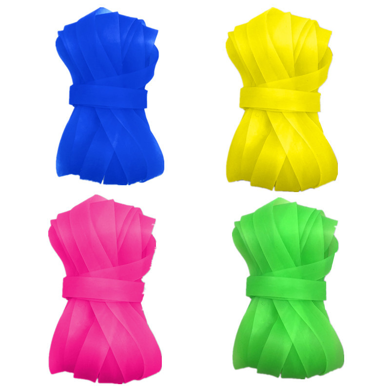 Jump Elastic Band Children&#039;s Sports Exercise Colorful Stretch Widen and Thicken Extracurricular Rope Skipping Rubber Band Factory Direct Sales