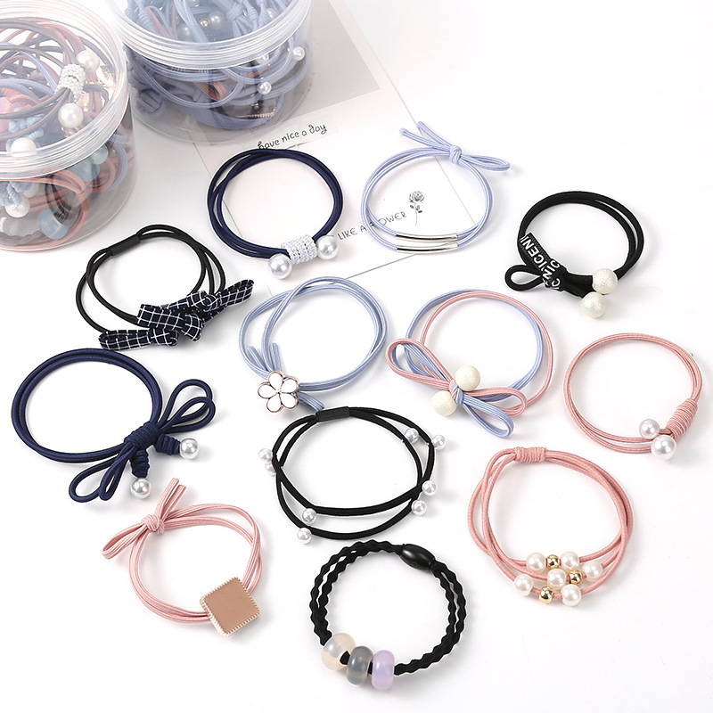 Style Headband Mori Women&#039;s Adult Hair Ring High Elastic Rubber Band Hair Rope Suit Girly Simplicity Cute Headwear