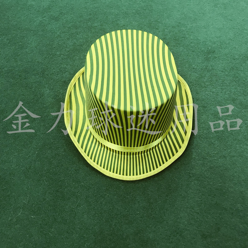 Brazil fans carnival plastic cap CBF high hat supplies World Cup fans products Brazil fans carnival plastic cap CBF high hat supplies World Cup fans products