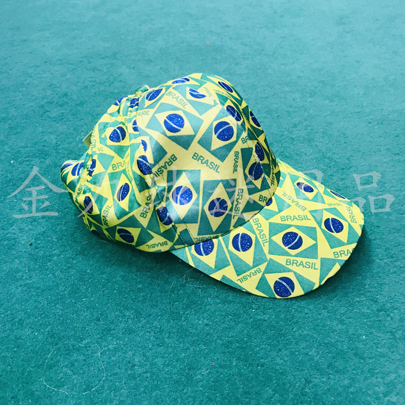 Brazil fans carnival plastic cap CBF high hat supplies World Cup fans products Brazil fans carnival plastic cap CBF high hat supplies World Cup fans products