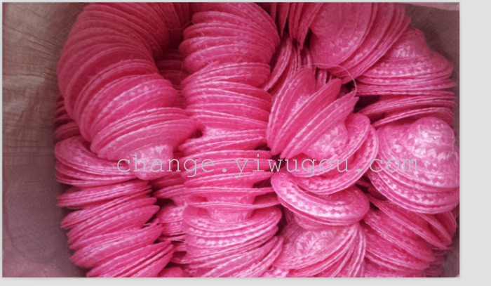 Factory wholesale toy cap PP plastic cap pet cap decorative hat small straw hat Factory wholesale toy cap PP plastic cap pet cap decorative hat small straw hat