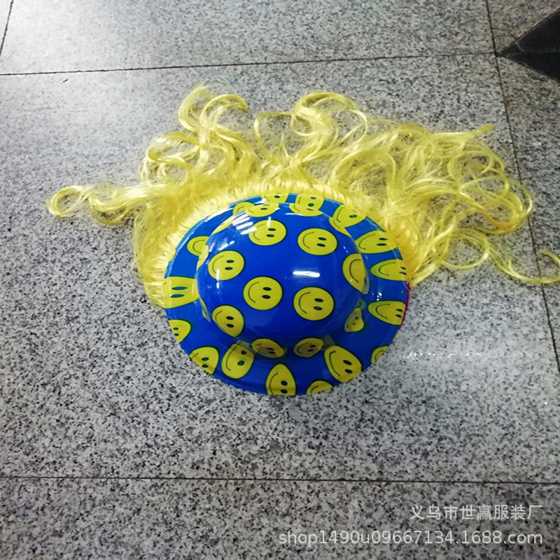 PVC rain ball hat holiday party costume ball plastic cap laser ball hat PVC rain ball hat holiday party costume ball plastic cap laser ball hat