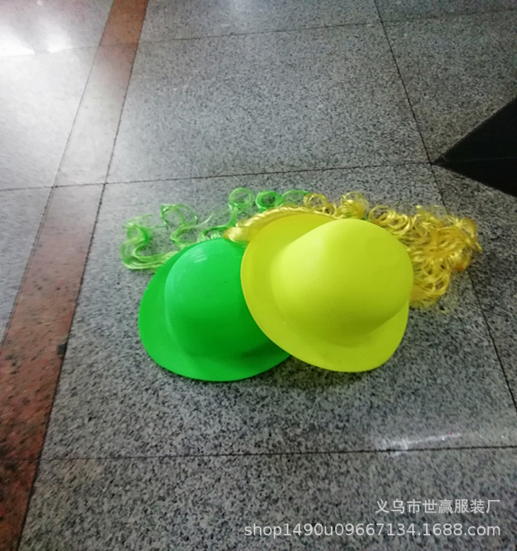PVC rain ball hat holiday party costume ball plastic cap laser ball hat PVC rain ball hat holiday party costume ball plastic cap laser ball hat