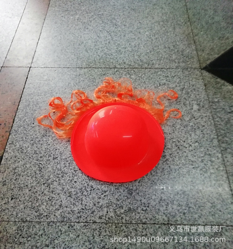 PVC rain ball hat holiday party costume ball plastic cap laser ball hat PVC rain ball hat holiday party costume ball plastic cap laser ball hat