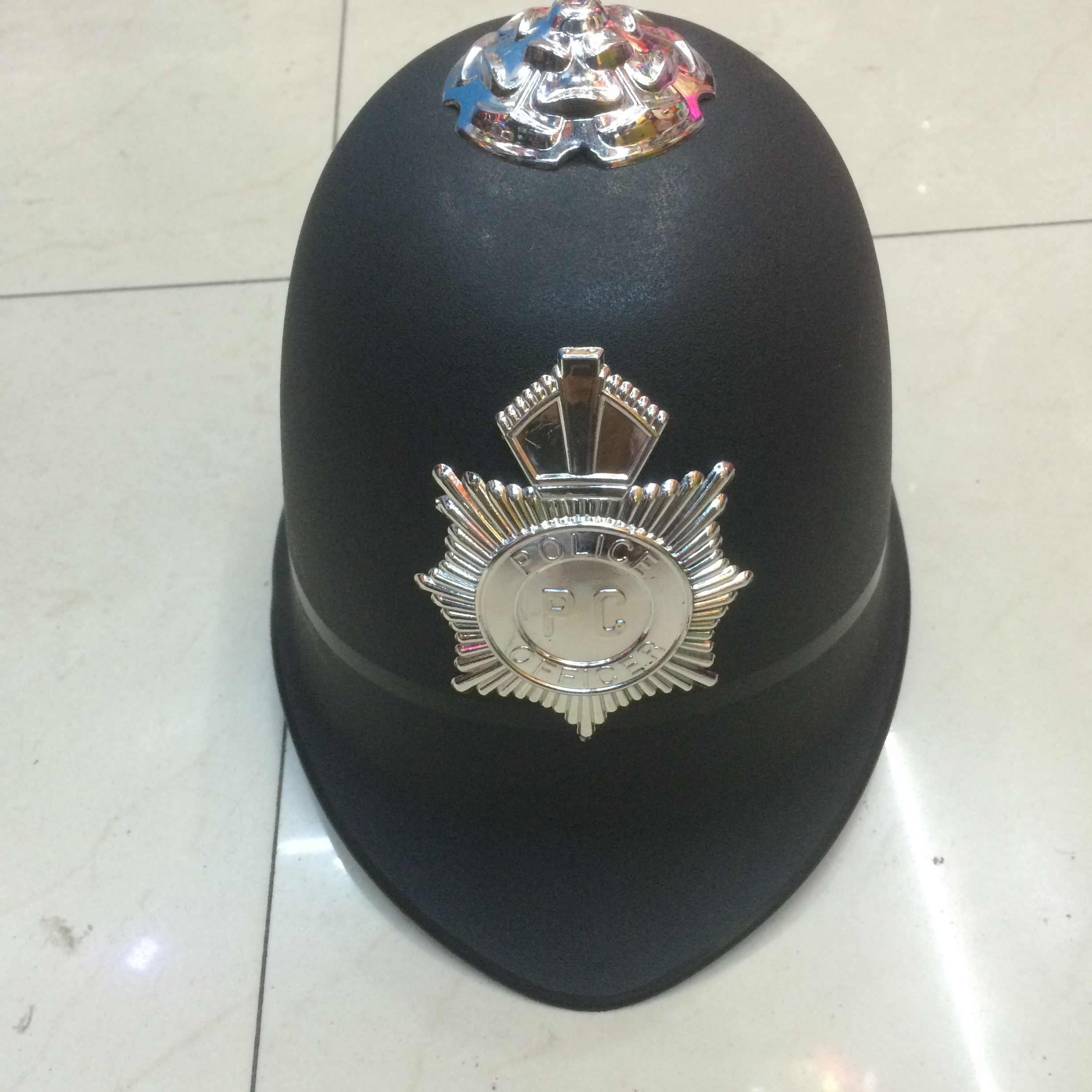 Chief police officer plastic cap hat