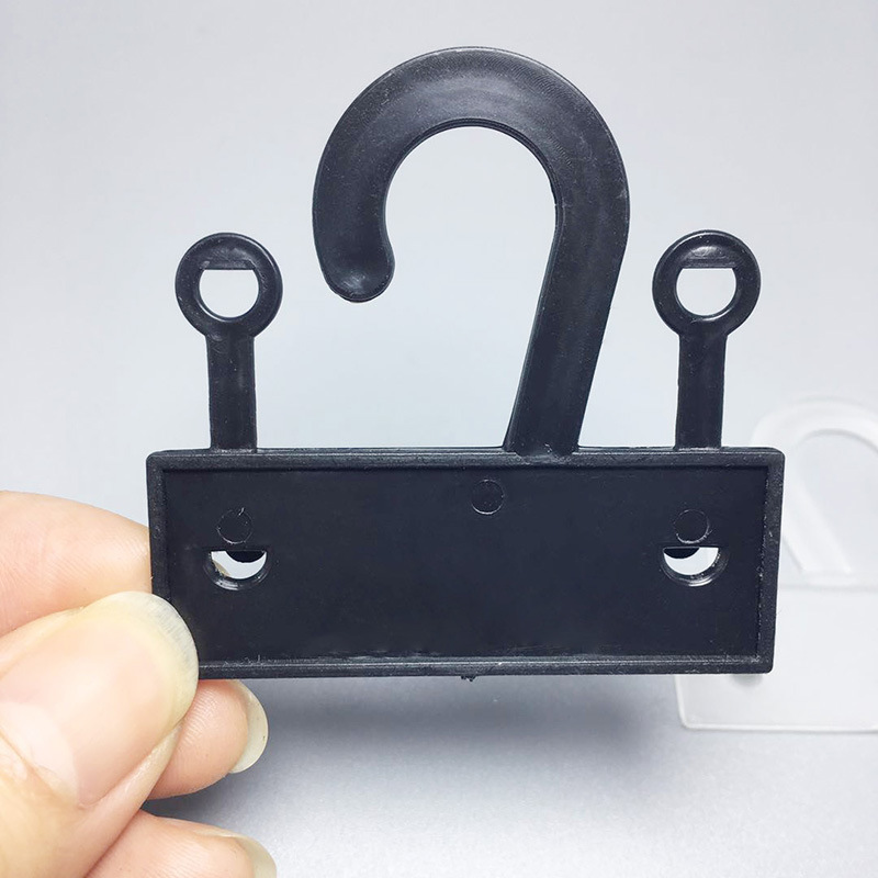 Spot Trademark Double Snap-Fastener Hook Packaging Bag Box Hook Card Paper Plastic Tablet Double Buckle Hook Paper Card Plastic Hook
