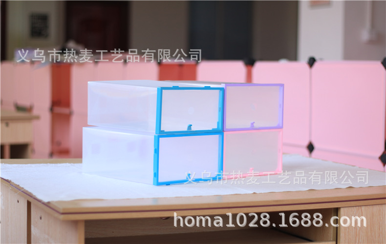 Hot Wheat Manufacturer Pp Plastic Thickened Men and Women Transparent Shoe Box Color Box Sundries Shoe Cabinet Hook Storage Box Hot Wheat Manufacturer Pp Plastic Thickened Men and Women Transparent Shoe Box Color Box Sundries Shoe Cabinet Hook Storage Box