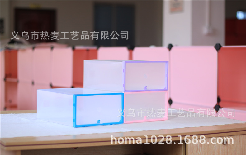 Hot Wheat Manufacturer Pp Plastic Thickened Men and Women Transparent Shoe Box Color Box Sundries Shoe Cabinet Hook Storage Box Hot Wheat Manufacturer Pp Plastic Thickened Men and Women Transparent Shoe Box Color Box Sundries Shoe Cabinet Hook Storage Box