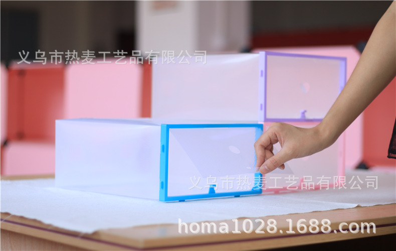 Hot Wheat Manufacturer Pp Plastic Thickened Men and Women Transparent Shoe Box Color Box Sundries Shoe Cabinet Hook Storage Box Hot Wheat Manufacturer Pp Plastic Thickened Men and Women Transparent Shoe Box Color Box Sundries Shoe Cabinet Hook Storage Box