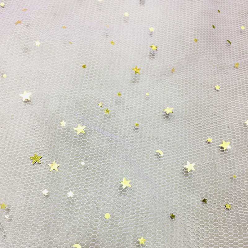 Hard Xingyue Gold Leaf Mesh Cloth Mesh Fantasy Flowers Wedding Car Gift Packaging Women's Clothing Material Mesh Hard Xingyue Gold Leaf Mesh Cloth Mesh Fantasy Flowers Wedding Car Gift Packaging Women's Clothing Material Mesh