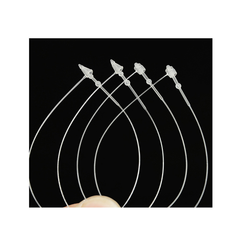 Pointed and round Head Tag String Snap Fastener Hand Needle Tag String Plastic Snap Fastener Clothing Glue Needle Trademark Hang Rope