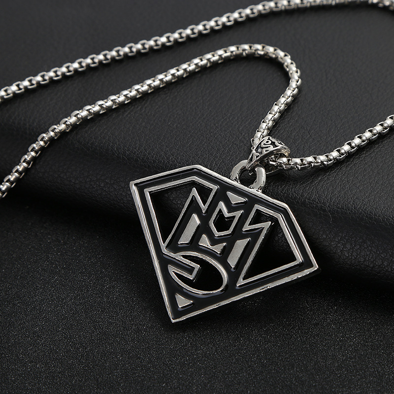 Hip hop jewelry necklace Japanese and Korean personality vintage men's necklace accessories hip-hop hang tag accessories a generation hair Hip hop jewelry necklace Japanese and Korean personality vintage men's necklace accessories hip-hop hang tag accessories a generation hair