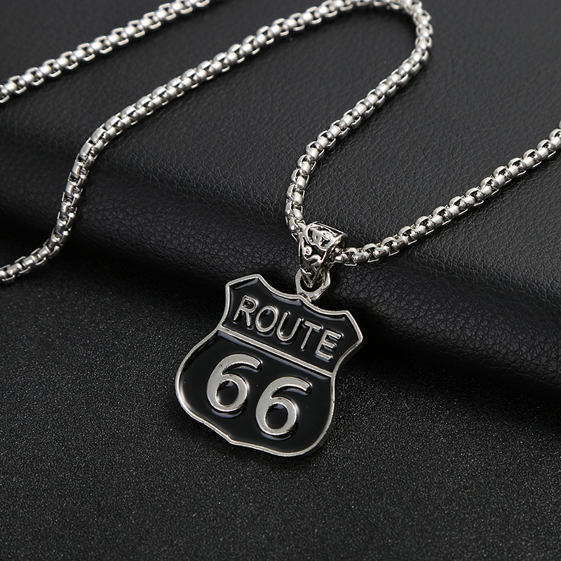 Hip hop jewelry necklace Japanese and Korean personality vintage men's necklace accessories hip-hop hang tag accessories a generation hair Hip hop jewelry necklace Japanese and Korean personality vintage men's necklace accessories hip-hop hang tag accessories a generation hair