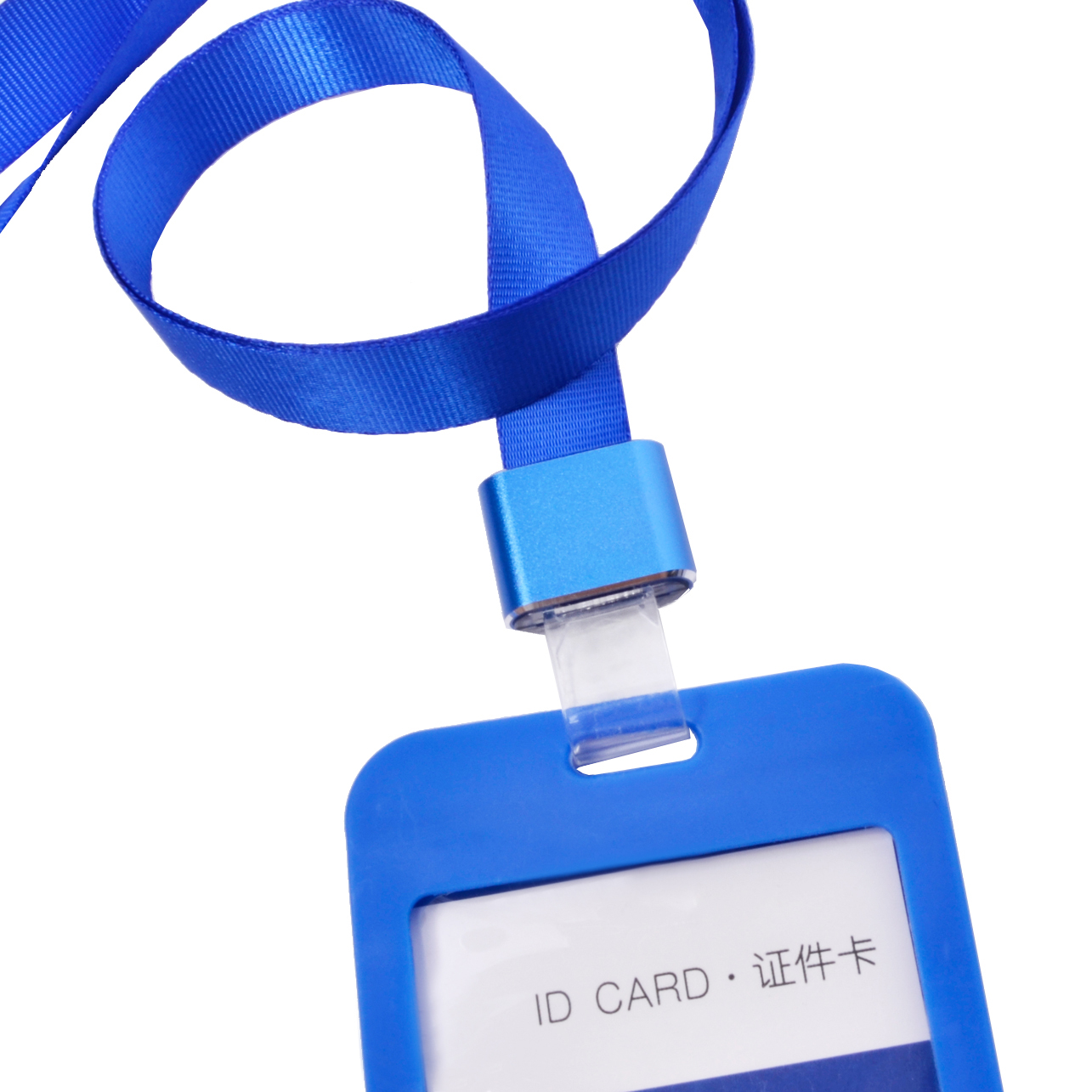 Customized Rope Printed Logo Name Tag Hang Rope Work Card Rope Access Control Badge Lanyard Nylon Sling 1.5cm Wide