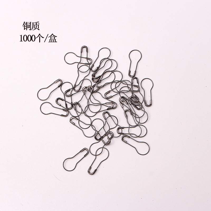Spot Tag Hang Rope Pin Black White Metal Copper Iron Gourd Pin Clothing Label Safety Pin Factory Direct Supply Spot Tag Hang Rope Pin Black White Metal Copper Iron Gourd Pin Clothing Label Safety Pin Factory Direct Supply