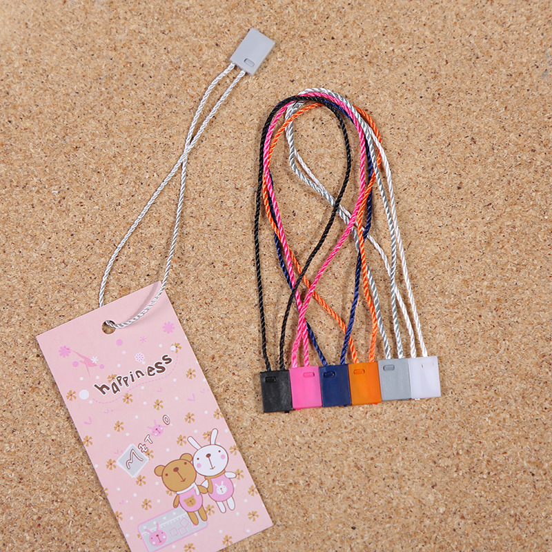 Creative Best-Seller Clothing Tag Hang Rope Square Head Plastic Universal Charm Bracelet Pin Clasp Yiwu Factory Wholesale Customization Creative Best-Seller Clothing Tag Hang Rope Square Head Plastic Universal Charm Bracelet Pin Clasp Yiwu Factory Wholesale Customization