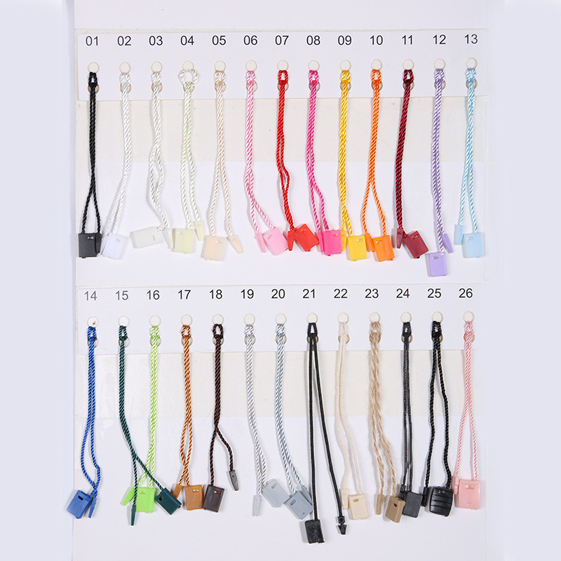 Creative Best-Seller Clothing Tag Hang Rope Square Head Plastic Universal Charm Bracelet Pin Clasp Yiwu Factory Wholesale Customization Creative Best-Seller Clothing Tag Hang Rope Square Head Plastic Universal Charm Bracelet Pin Clasp Yiwu Factory Wholesale Customization