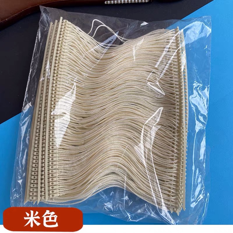 Trademark Gun Hit Hang Rope Polyester Charm Bracelet in Stock Wholesale Custom-Made Clothes Tag Suspension Wire Clothing