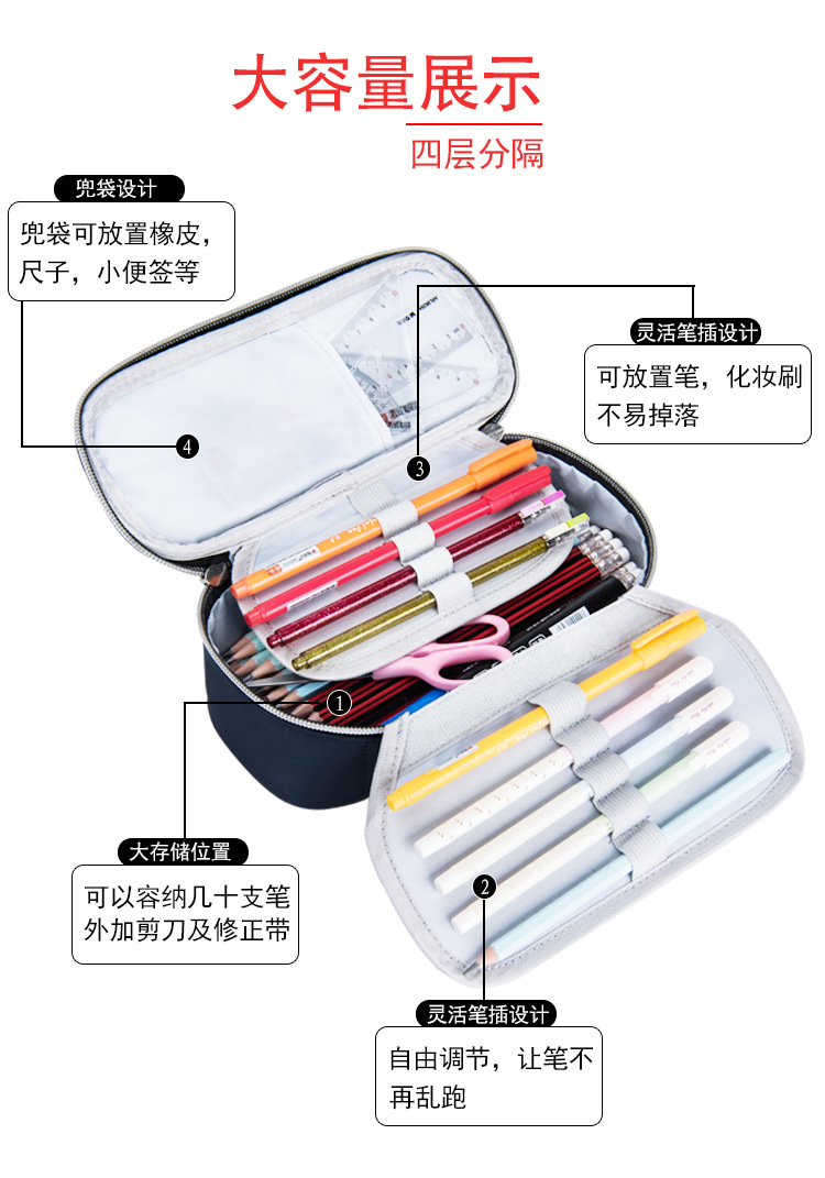 Tongzhuo Men's Simple Canvas Pen Bag Large Capacity Password Lock Portable Korean Student Men and Women Stationery Case Amazon Tongzhuo Men's Simple Canvas Pen Bag Large Capacity Password Lock Portable Korean Student Men and Women Stationery Case Amazon