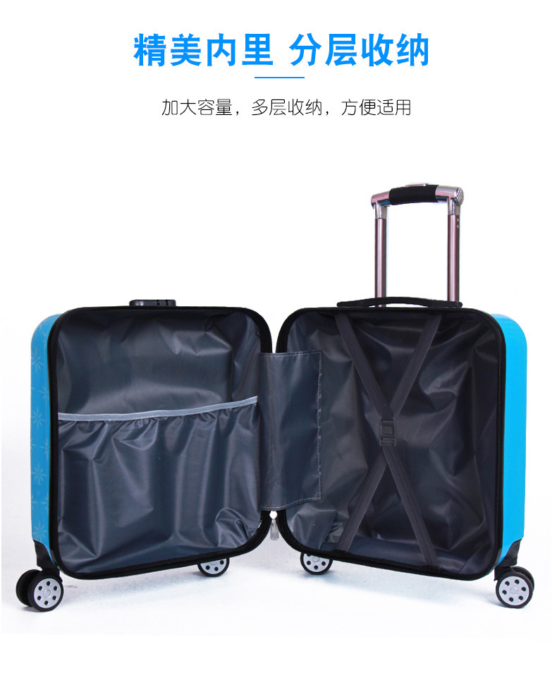 Factory Wholesale Cartoon Pattern Pig Children's Trolley Case 20-Inch Universal Wheel Password Lock Boarding Gift Box Delivery
