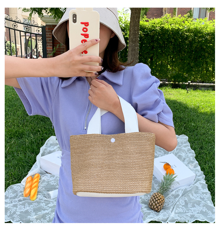 Seaside Summer Beach Bag Holiday Fashion Woven Bag Vintage Handbag Straw Bag Seaside Summer Beach Bag Holiday Fashion Woven Bag Vintage Handbag Straw Bag
