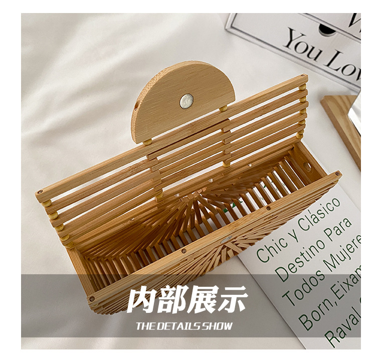 Internet Celebrity Woven Bag Female 2021 New Summer Little Fresh Girl Versatile Special-Interest Design Hollow out Beach Bag Tide Internet Celebrity Woven Bag Female 2021 New Summer Little Fresh Girl Versatile Special-Interest Design Hollow out Beach Bag Tide