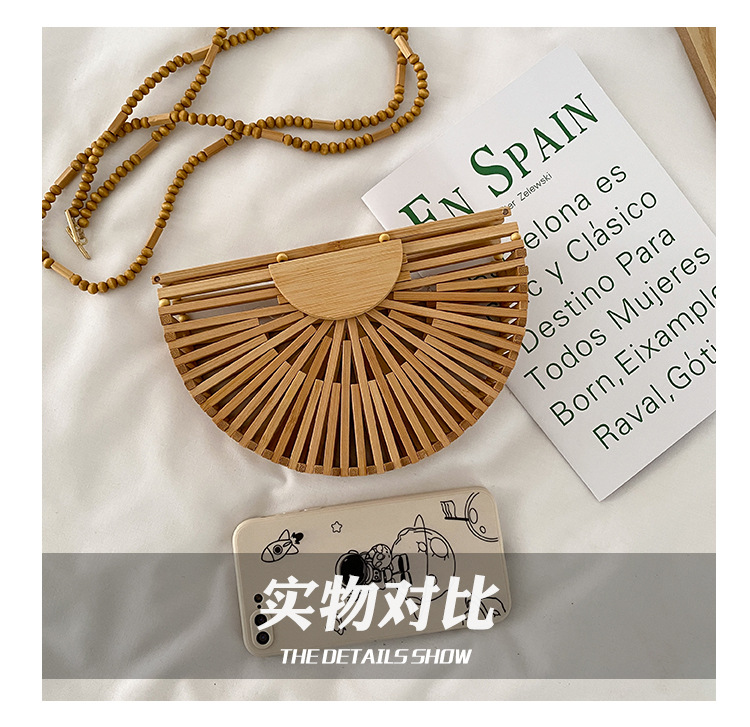 Internet Celebrity Woven Bag Female 2021 New Summer Little Fresh Girl Versatile Special-Interest Design Hollow out Beach Bag Tide Internet Celebrity Woven Bag Female 2021 New Summer Little Fresh Girl Versatile Special-Interest Design Hollow out Beach Bag Tide
