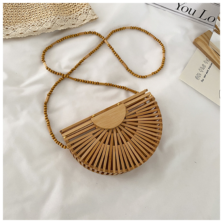 Internet Celebrity Woven Bag Female 2021 New Summer Little Fresh Girl Versatile Special-Interest Design Hollow out Beach Bag Tide Internet Celebrity Woven Bag Female 2021 New Summer Little Fresh Girl Versatile Special-Interest Design Hollow out Beach Bag Tide