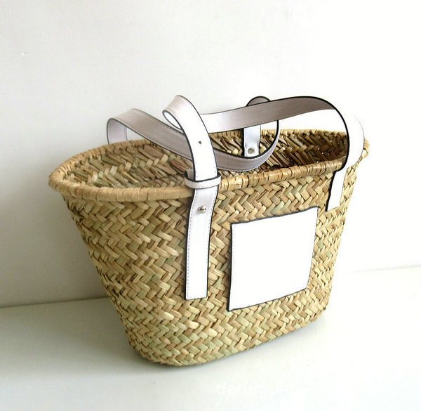 Foreign Trade Straw Bag European and American Woven Bag Rhizoma Prisma Handbag Beach Bag Vacation Photo Women's Bag Foreign Trade Straw Bag European and American Woven Bag Rhizoma Prisma Handbag Beach Bag Vacation Photo Women's Bag