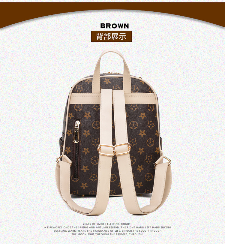 New Women's Bag Korean Fashion Four-Piece Set Mother and Child Bag Bear Rivet Women's Backpack New Women's Bag Korean Fashion Four-Piece Set Mother and Child Bag Bear Rivet Women's Backpack