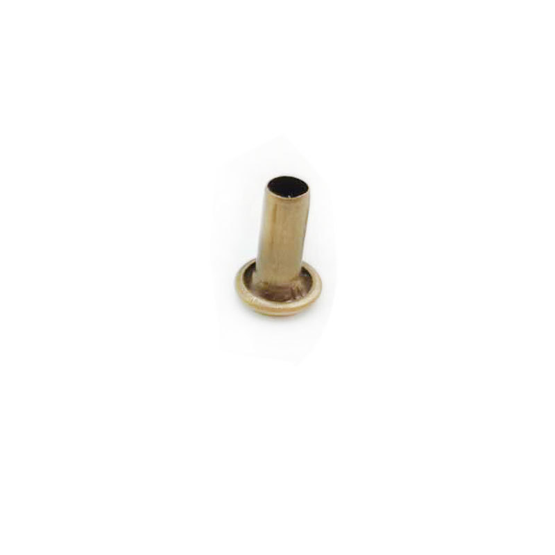 Factory Supply Hollow Rivet Iron Flat Head round Riveting Accessories Box and Bag Hardware Toy Installation DIY Fixed