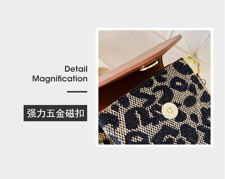 Simple Mini Bag Women's Bag 2021 Autumn and Winter New Western Style Leisure Shoulder Messenger Bag Fashion Rivet Phone Bag