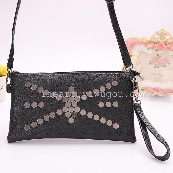 V six M word edge rivet bag V six M word edge rivet bag