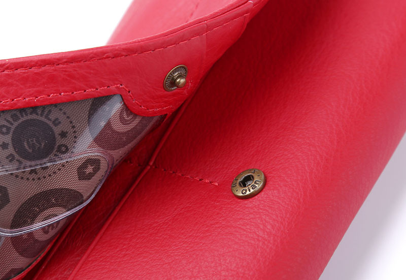 Ladies real leather wallet Ladies baotou layer cowhide long purse classic handbag Chinese red bag wallet Ladies real leather wallet Ladies baotou layer cowhide long purse classic handbag Chinese red bag wallet